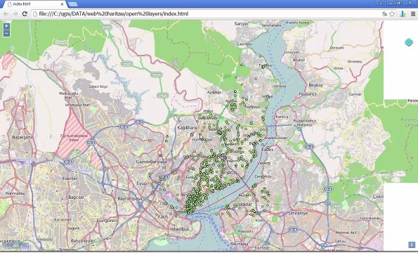 QGIS ile openlayers web haritası nasıl oluşturulur?