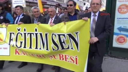 Kayseri'de Eğitimcilerden Yalova Valisi'ne İstifa Çağrısı