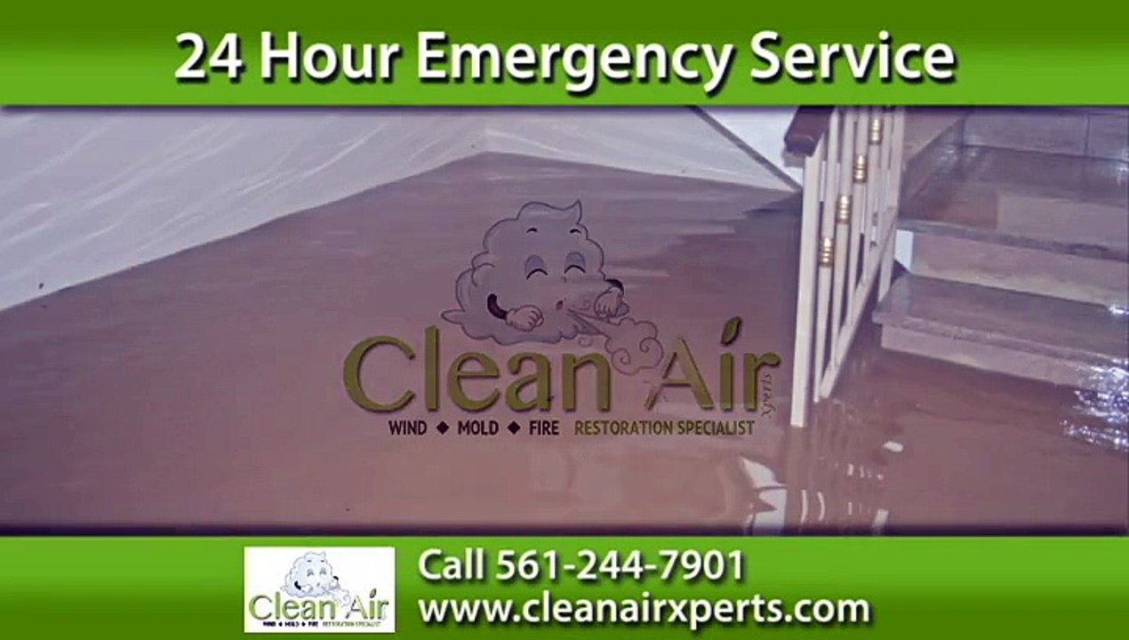 Water Damage Repairs West Palm Beach, FL | Clean Air Xperts