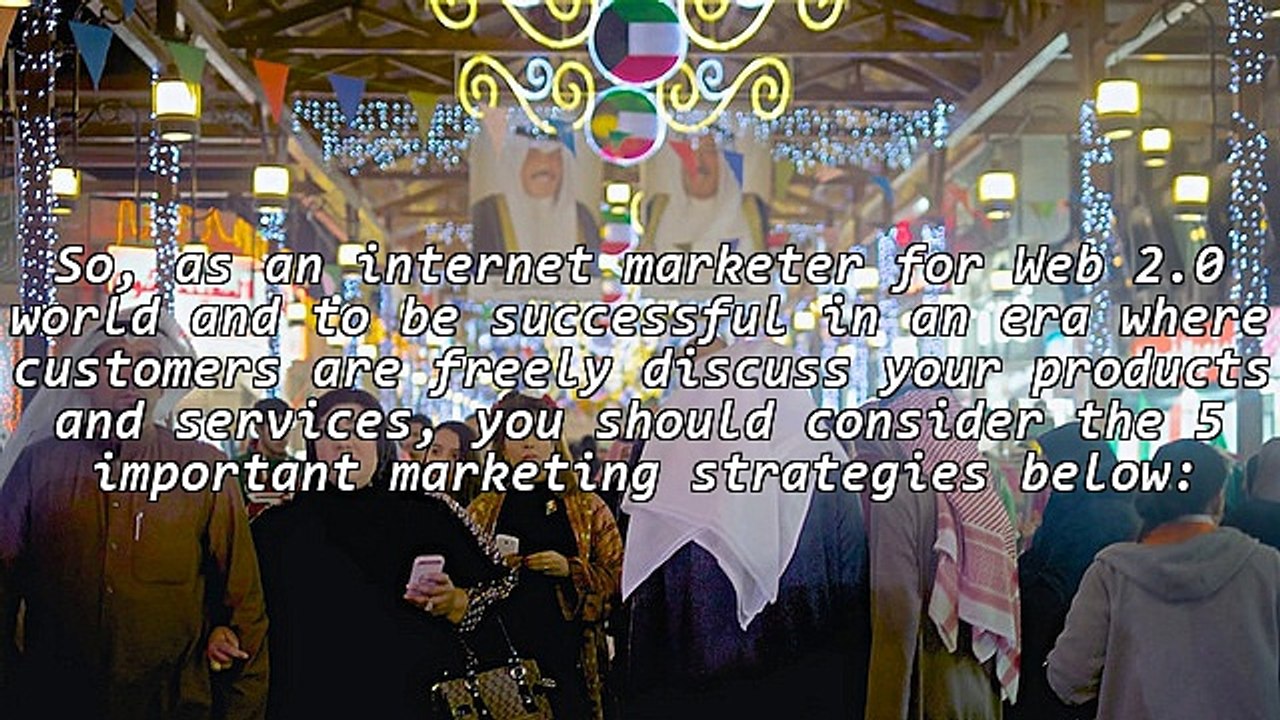 Six Marketing Strategies In Web 2.0 World