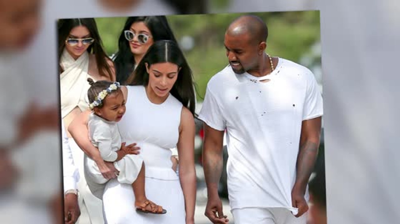 Kim Kardashian und Kanye West beim Kirchenbesuch
