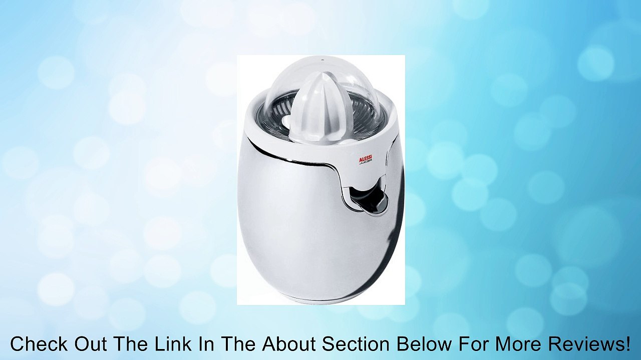 Alessi Electric Citrus Juicer Review video Dailymotion