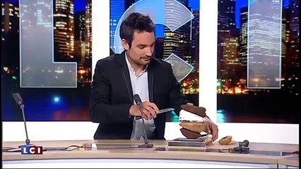 l'équipe de LCI soir déguste du chocolat... en plein direct