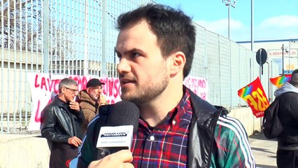 Carinaro (CE) - I lavorati scioperano (01.04.15)