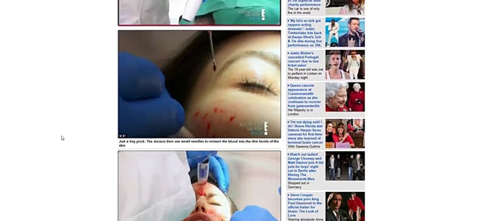 Kim Kardashian Bathes in Human Blood Trying to Stay Young!