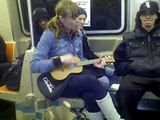 never a dull moment on the nyc subway