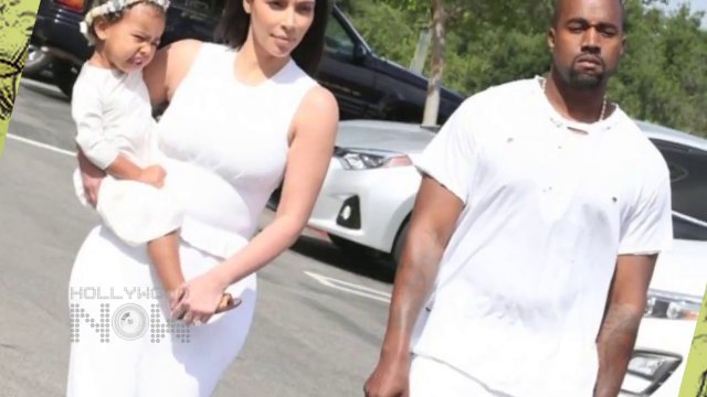 Kim Kardashian & Kanye West, North West Celebrate Easter 2015