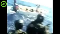 Somali Pirates attacking the wrong ship (French Navy ship lol)