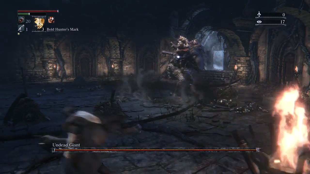 How To Kill Undead giant-Chalice dungeon -Bloodborne