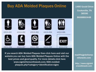Buy ADA Molded | www.signlettersontheweb.com