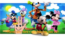 Disney Mickey Mouse Finger Family Song Nursery Rhyme Cartoon for Kids Rhymes for Babies
