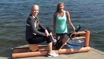 H2O Fitness Seattle Wooden Water Rowing Machine