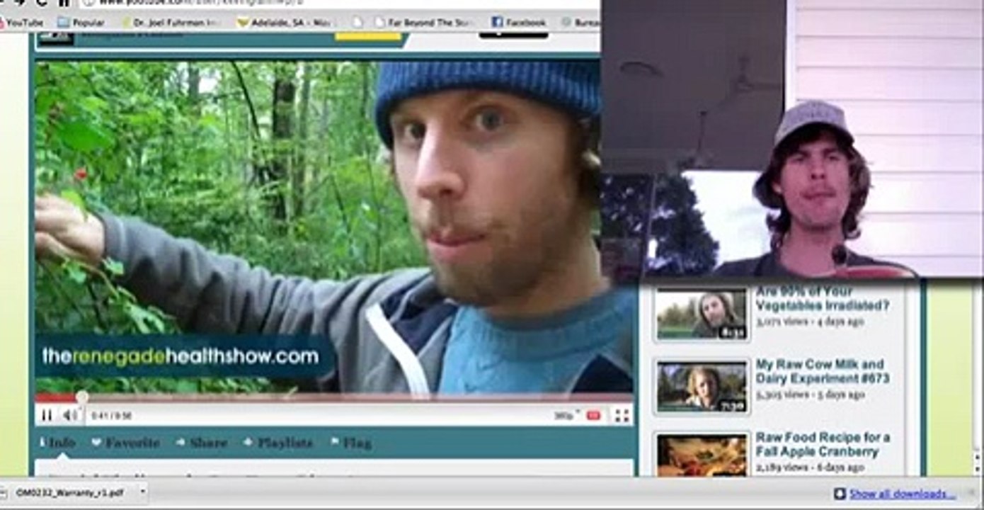 Daniel Vitalis on the raw vegan diet/ response to #671