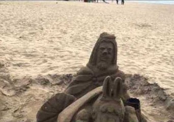 Intricate Sand Sculptures Built in Barcelona