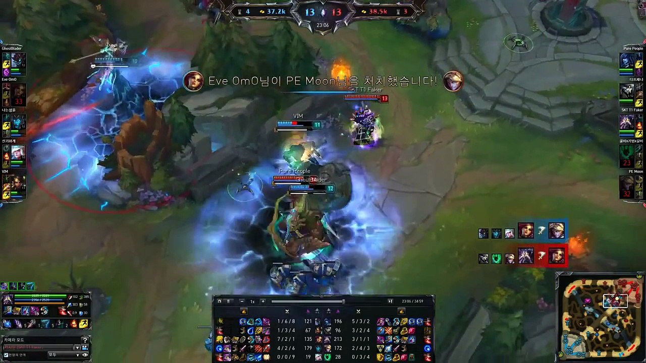 SKT T1 Faker - Kassadin highlights vs. Katarina - Korean SoloQ - Season 2015 - League of Legends