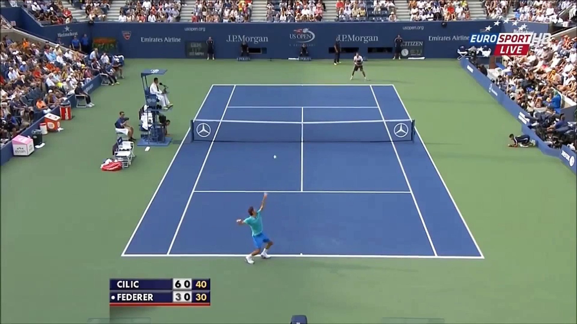Marin Cilic vs Roger Federer Highlights HD US Open 2014 SemiFinals - video  Dailymotion