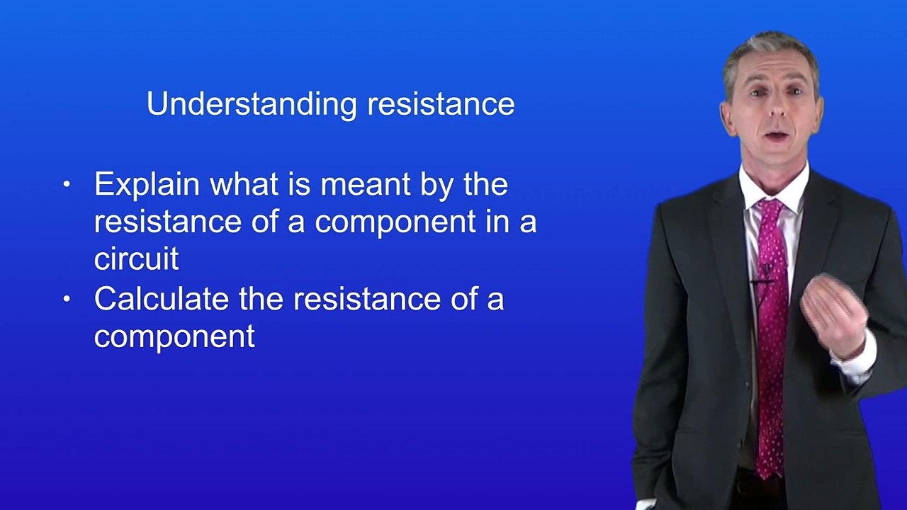 GCSE Science Physics Unit 2. Electricity Lesson 7: Understanding resistance