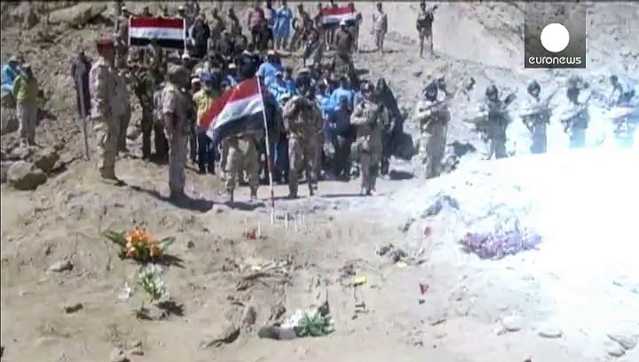 Massengräber in tikrit exhumiert