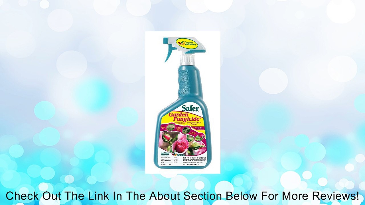 Safer Brand Garden Fungicide, Ready to Use Review