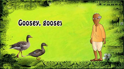 goosey goosey gander  rhymes  kidz