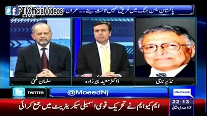 Nazir Naji analysis on Khawaja Asif's behavior (April 6, 2015)