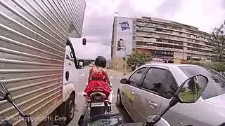 Girl bike jumping video(amazing video)