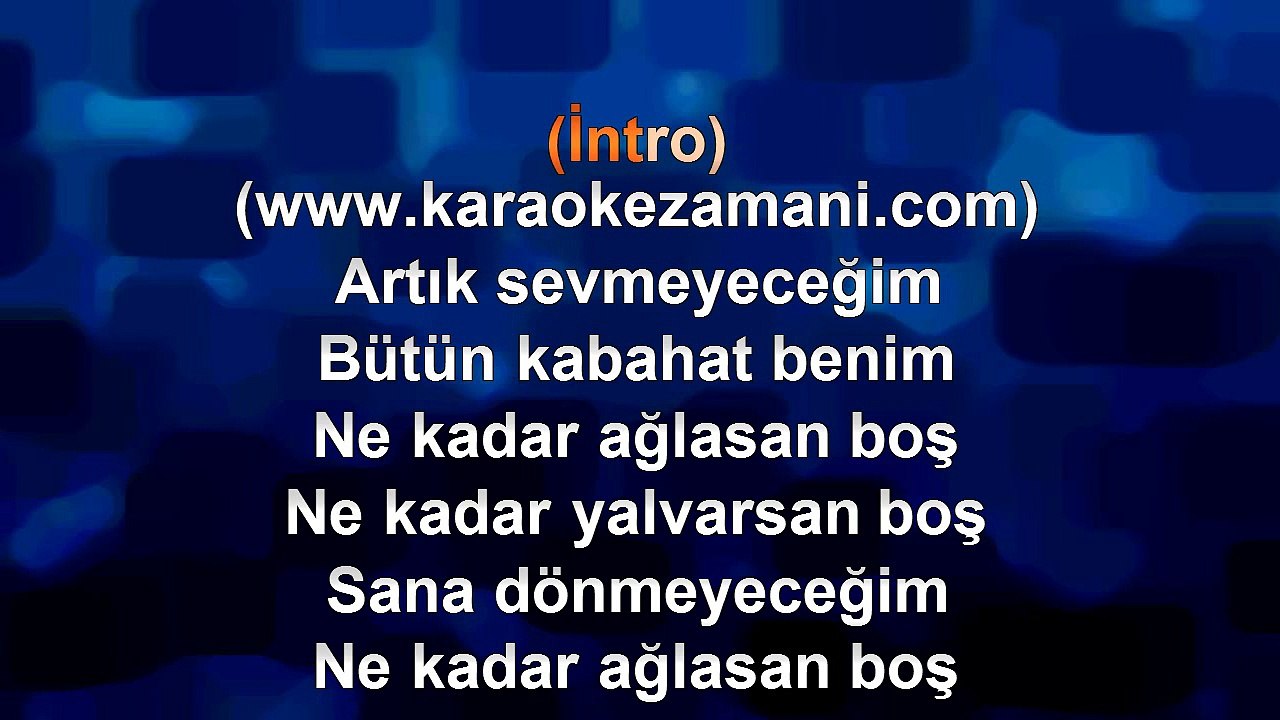 Bengü - Artık Sevmeyeceğim - (Feat. Suat Ateşdağlı) - 2011 TÜRKÇE KARAOKE