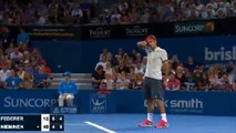 Roger Federer vs Jarkko Nieminen ATP Brisbane International 2014 Highlights