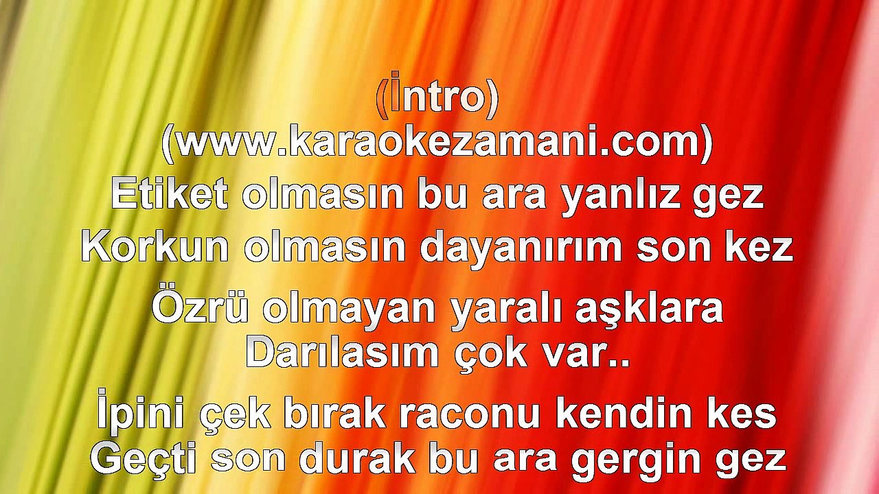 Bengü - İki Melek - 2009 TÜRKÇE KARAOKE