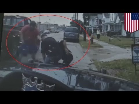 Добрые самаритяне помогли копу в Огайо задержать преступника