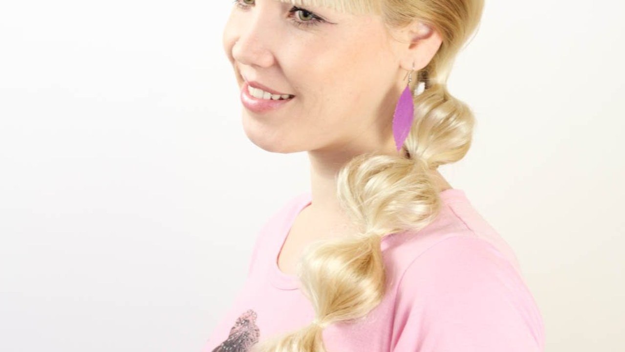 Прическа из резинок за 5 минут. Hairstyle in 5 Minutes