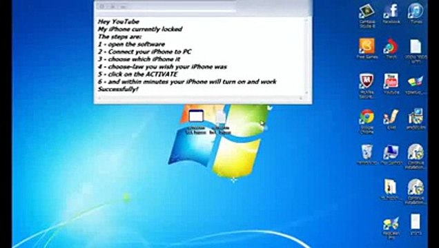 Bypass iPhone iCloud Activation Lock Screen iOS 7