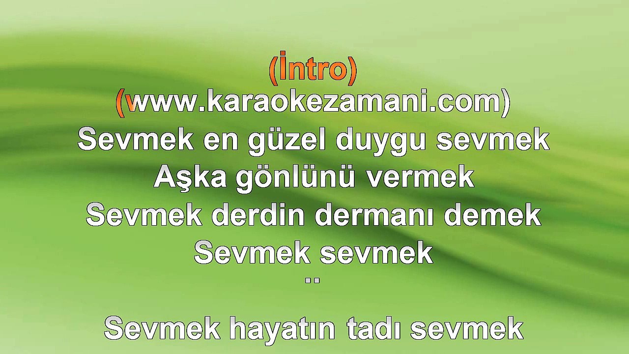 Berdan Mardini - Sevmek - 2008 TÜRKÇE KARAOKE