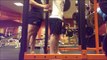 Teen Bodybuilding/Aesthetics. Leg Day for Pro Fitness model! Heavy squats!