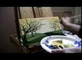 Free Painting Lessons - Cherry Blossom Bridge - Commentary by Acrylic Artist Brandon Schaefer