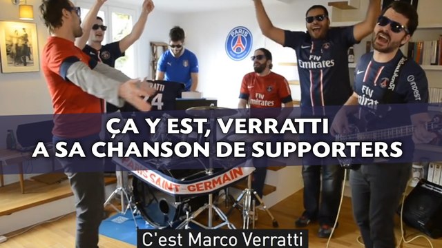 Verratti a sa chanson de supporters, sur «La groupie du pianiste»