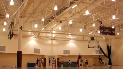 Basketball Trick Shots  Calvin College Edition