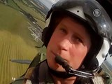 Принц Гарри полетал на истребителе для раненых солдат