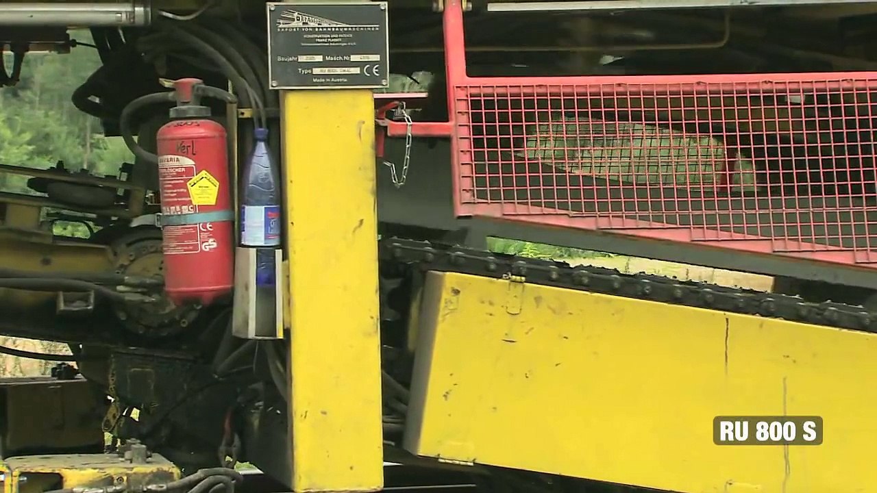 Machine d'assemblage de rails et chemin de fer, RU 800 S : Démo impressionnante...