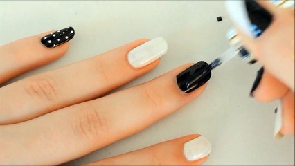 Black and White Nails