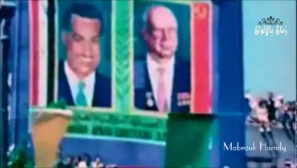 موكب اسطوري لعبد الناصر 1964