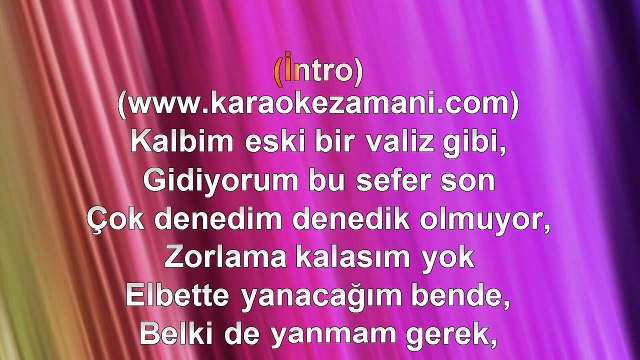 Berksan - Büyük Yalan - (2011) TÜRKÇE KARAOKE