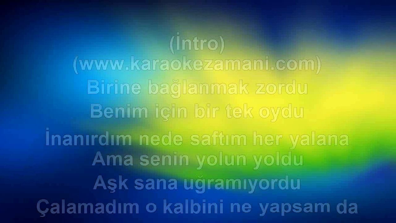 Betül Demir - Yaya - 2012 TÜRKÇE KARAOKE