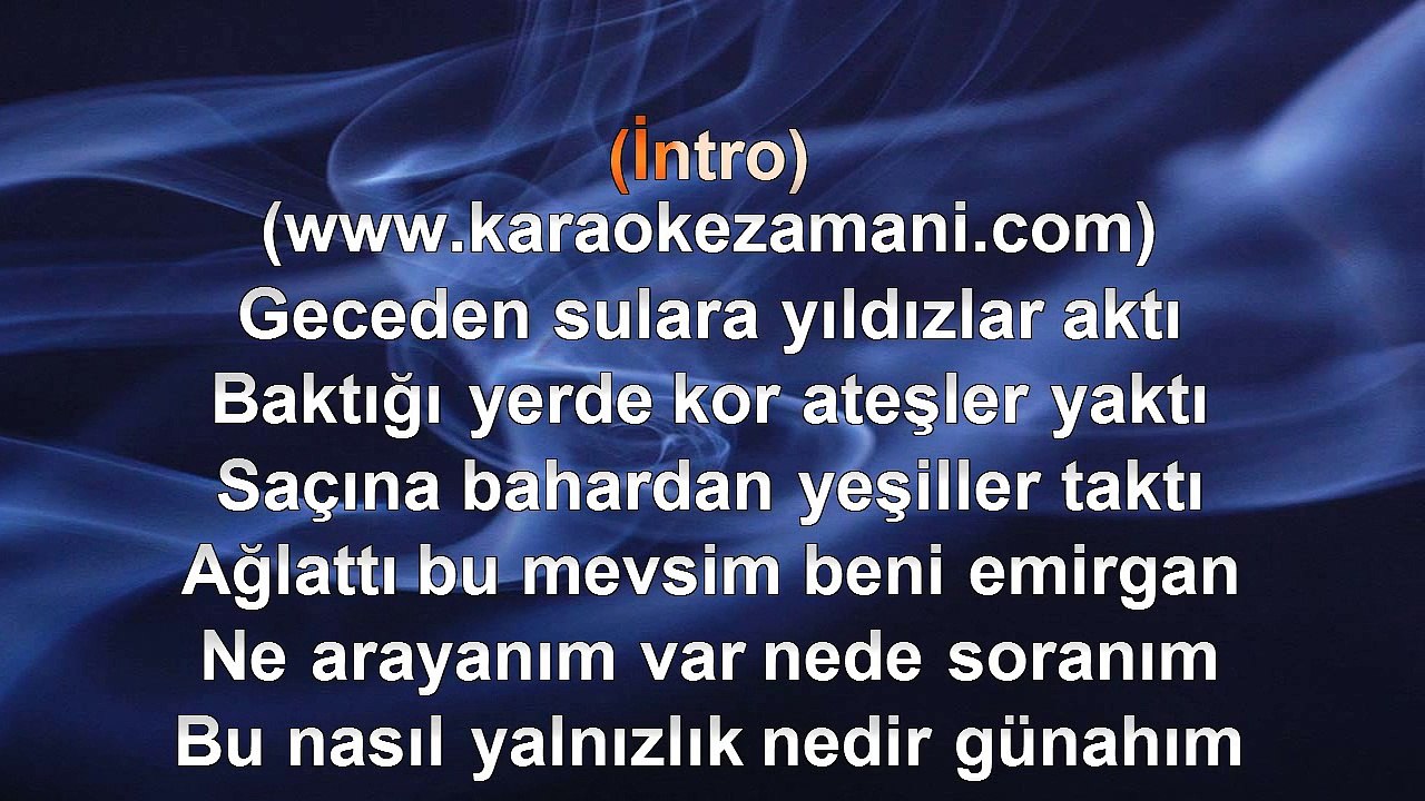 Bilgen Bengü - Emirgan - 2011 TÜRKÇE KARAOKE