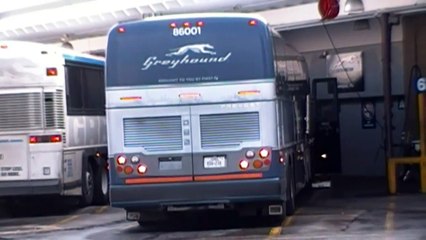 Greyhound Prevost X3-45 86001 Tampa, FL bus station