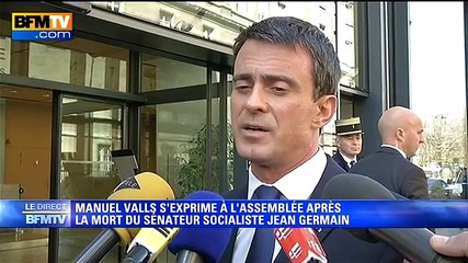 Manuel Valls évoque Jean Germain: "nous étions très liés"