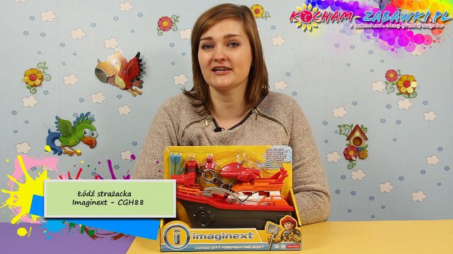 City Firefighting Boat / Łódź Strażacka - Imaginext - Fisher-Price - CGH88 - Recenzja