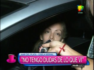 Gisela Bernal ratifica su verdad