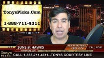 Atlanta Hawks vs. Phoenix Suns Free Pick Prediction NBA Pro Basketball Odds Preview 4-7-2015