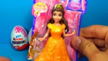 Disney PRINCESS Belle Ariel Kinder Surprise eggs Disney Princess Barbie Kinder Surprise egg! {fRkFBP
